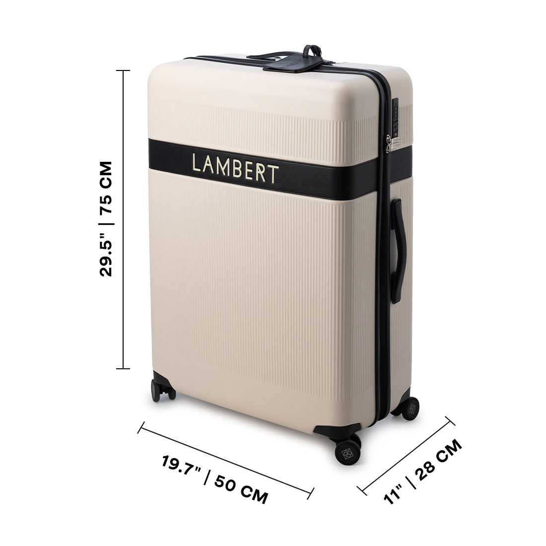 The Aspen - Large Oystermix Check-in Suitcase