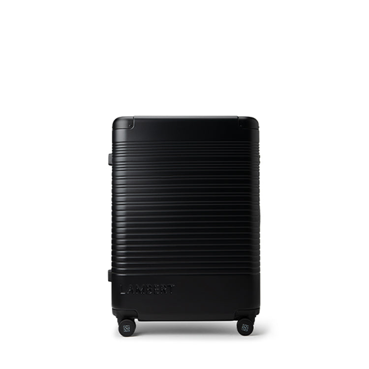 The Milan – Medium Black Check-In Suitcase – Lambert Design US LLC