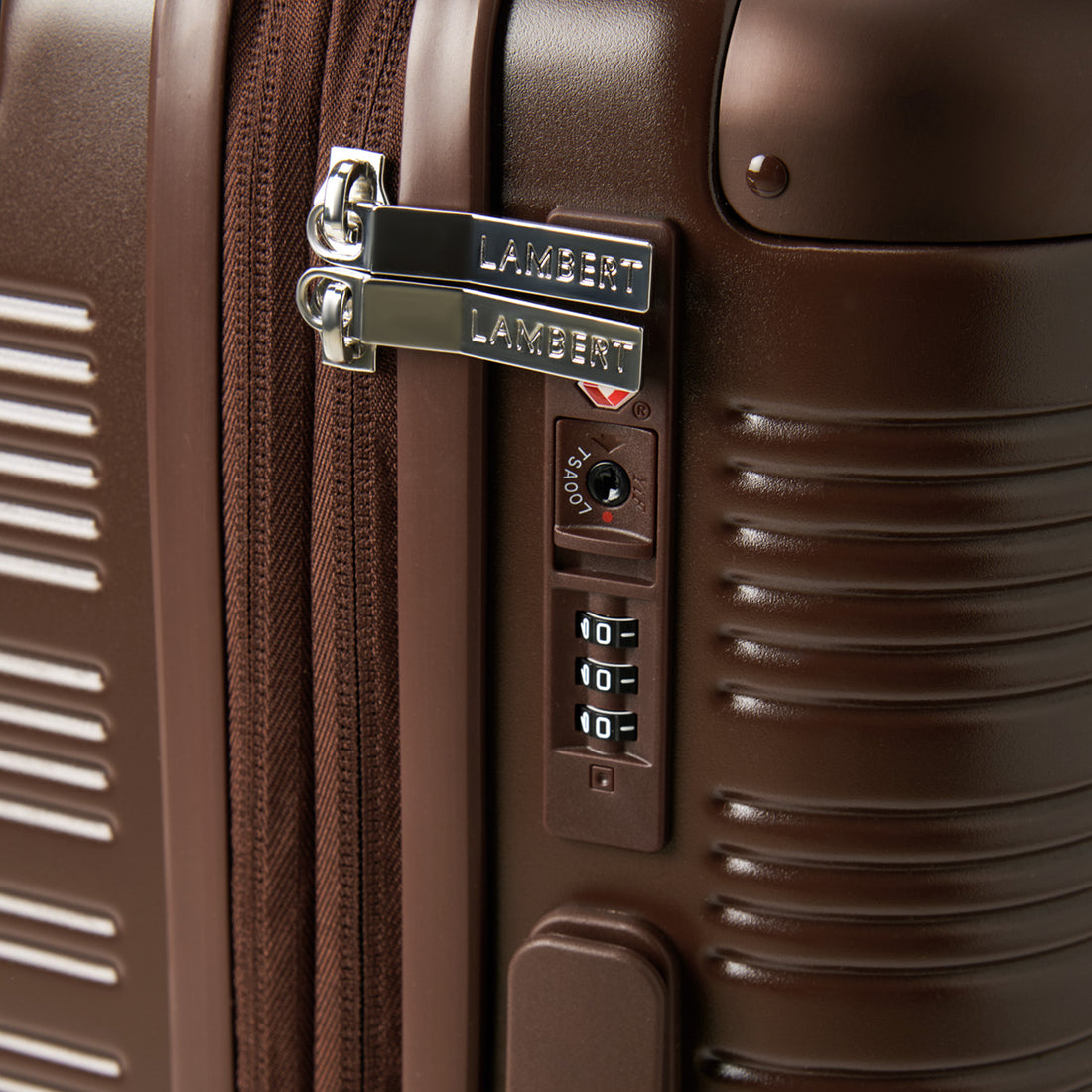 The Berlin – Chocolate Extendable Carry-On Suitcase