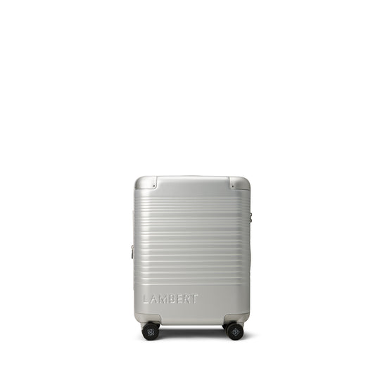 The Berlin – Silver Extendable Carry-On Suitcase
