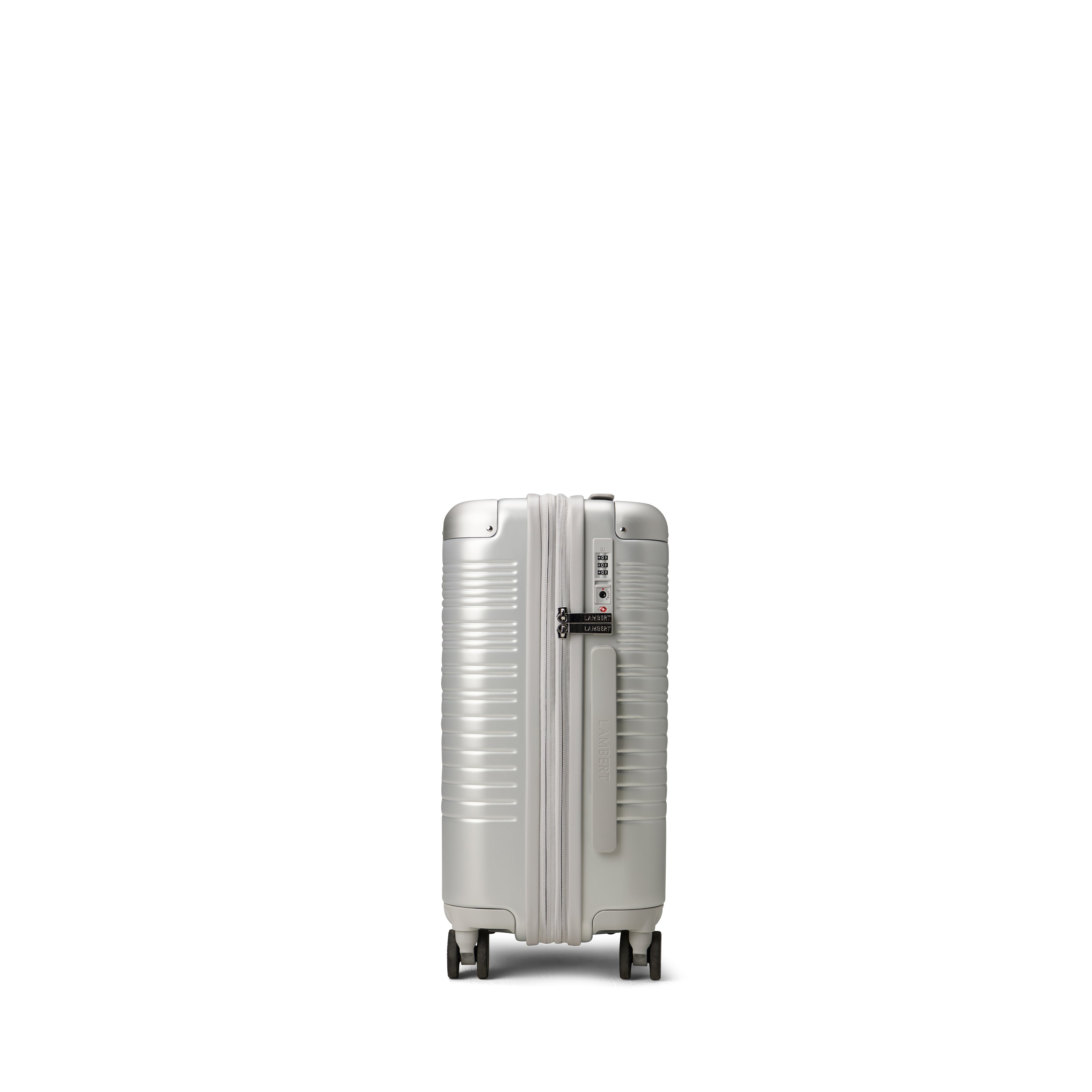 The Berlin – Silver Extendable Carry-On Suitcase – Lambert Design