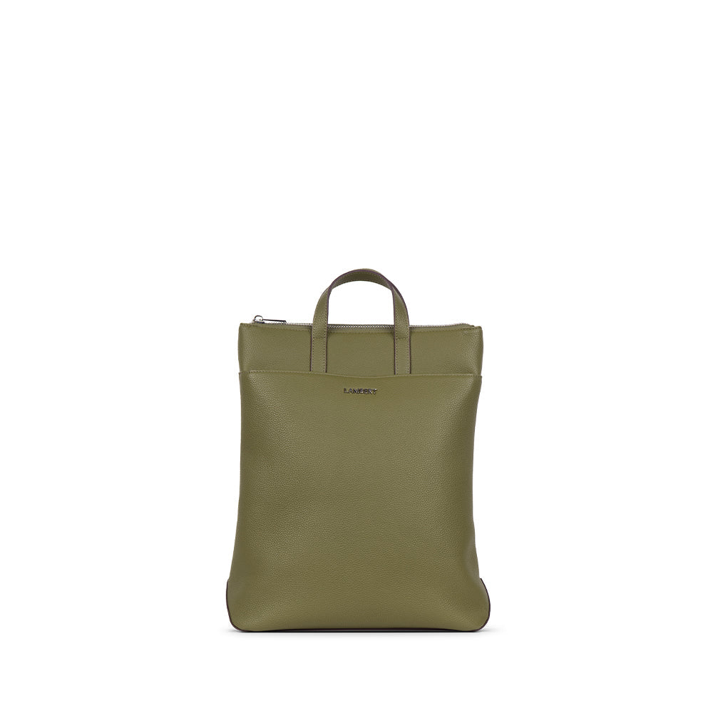 The Billie - Olive Vegan Leather Backpack