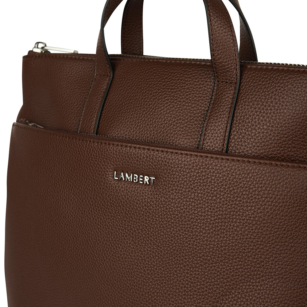The Billie - Vegan Leather Backpack Chocolate