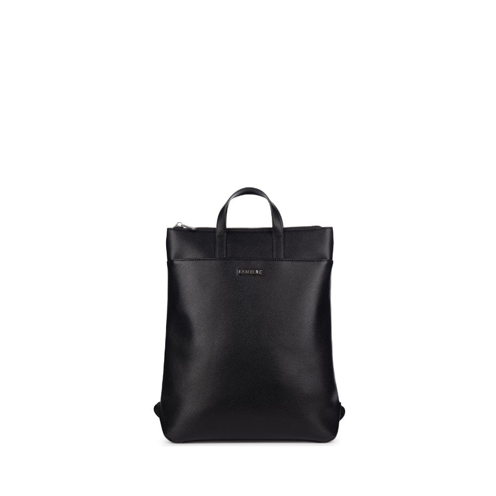 The Billie - Black Vegan Leather Backpack