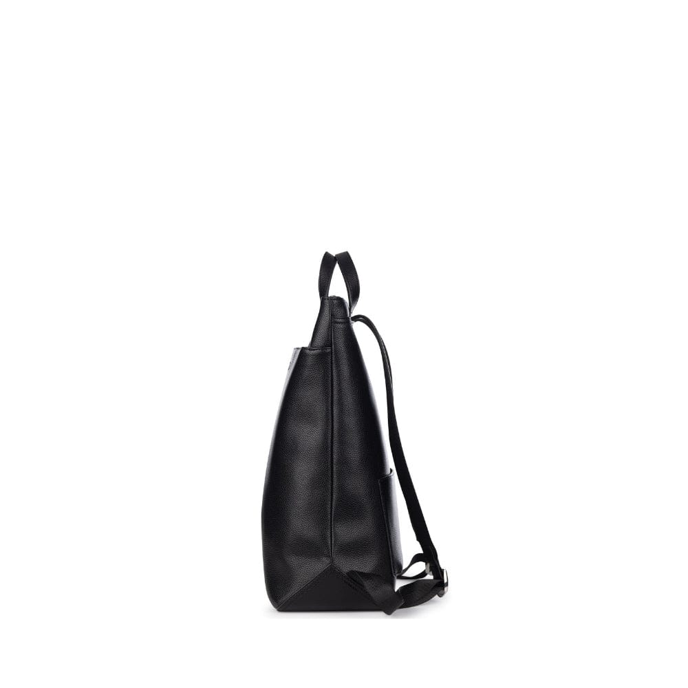 The Billie - Black Vegan Leather Backpack