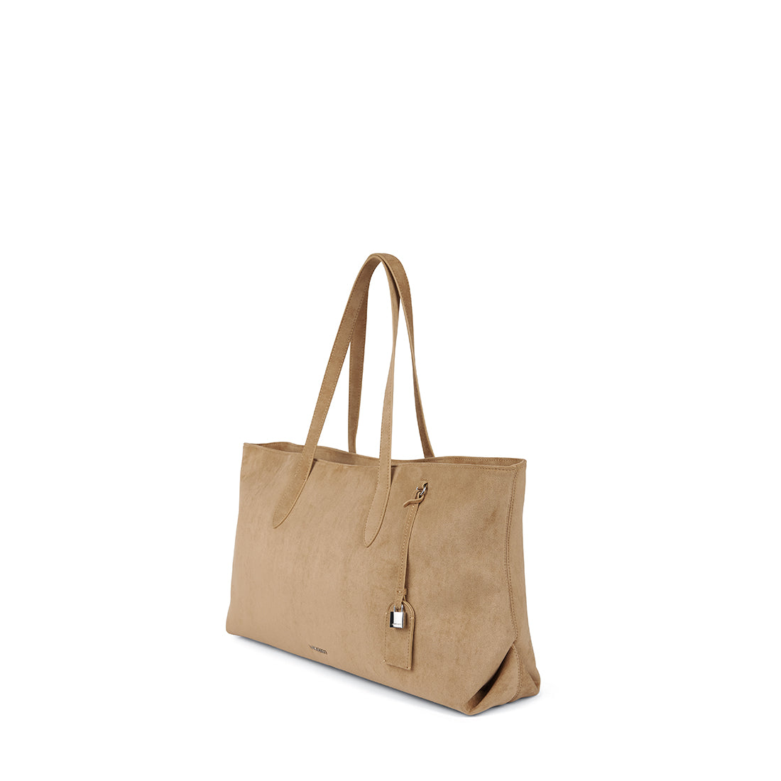 Riu Synthetic leather tote bag ベージュ The Britney – Beige Vegan Suede Tote Bag – Lambert Design US LLC