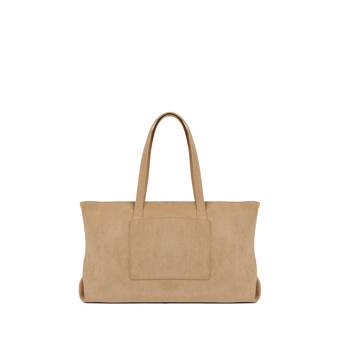 The Britney – Beige Vegan Suede Tote Bag – Lambert Design US LLC