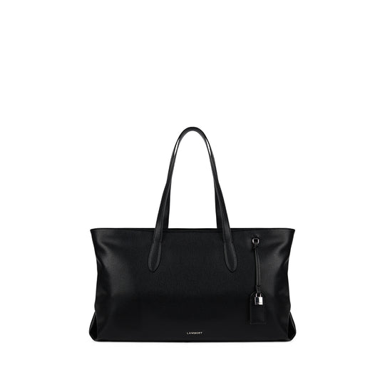 The Britney – Black Vegan Leather Tote Bag