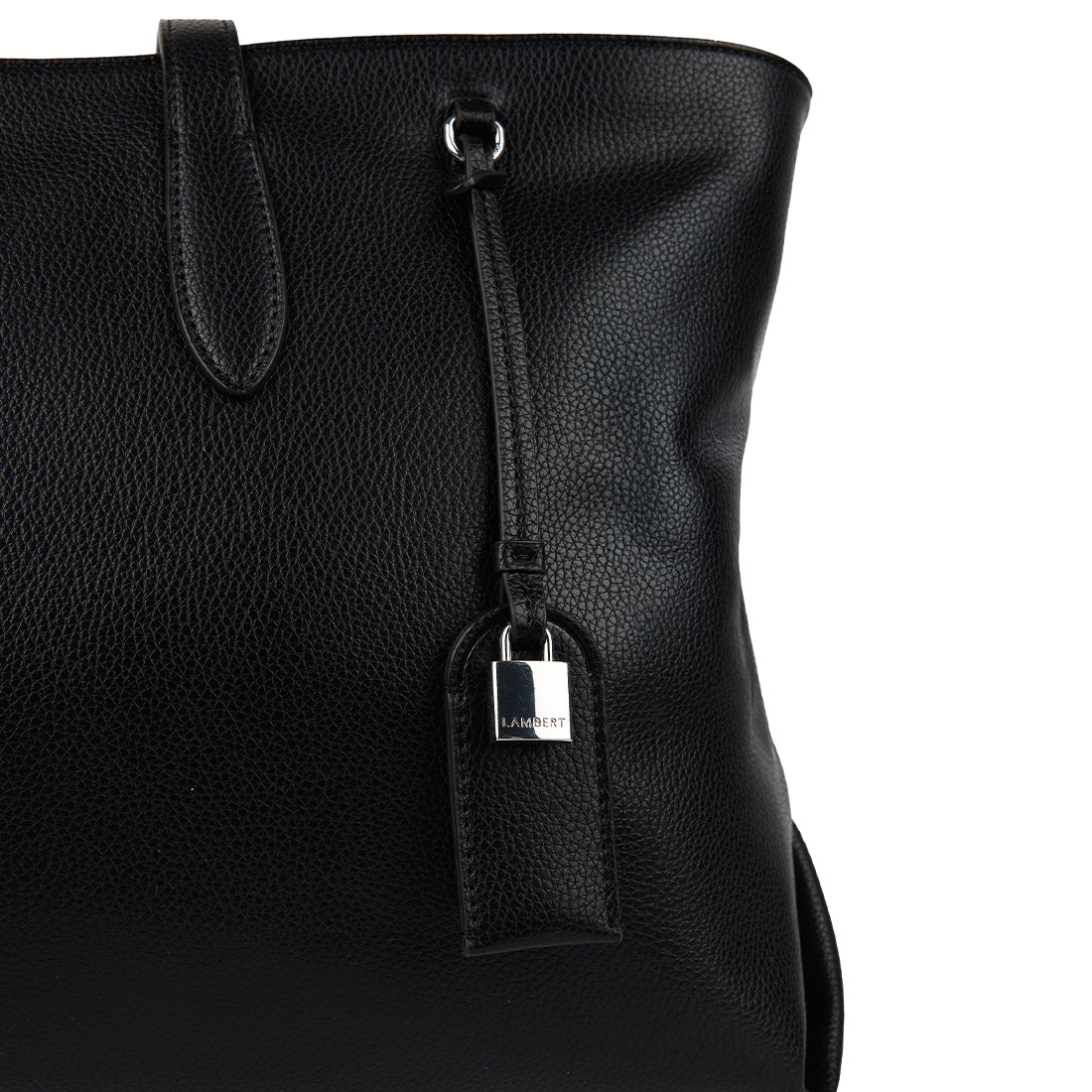 The Britney – Black Vegan Leather Tote Bag