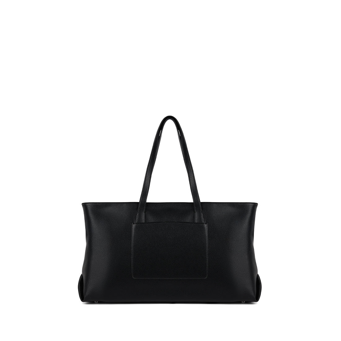 The Britney – Black Vegan Leather Tote Bag – Lambert Design US LLC