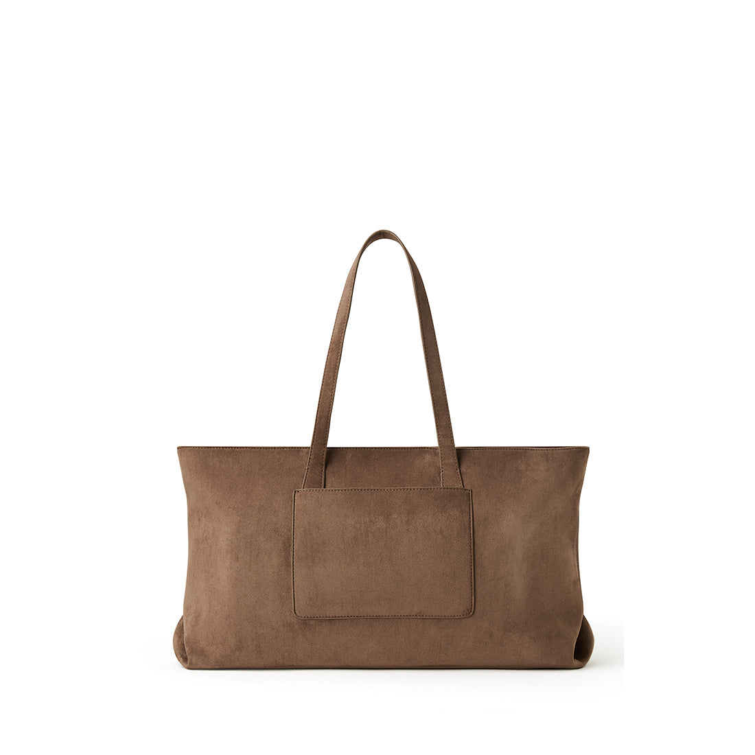 The Britney - Taupe Vegan Suede Tote Bag