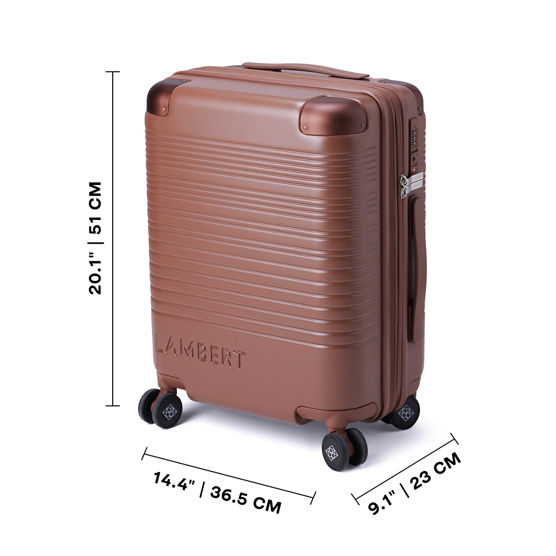 The Berlin - Sienna Extandable carry-on suitcase
