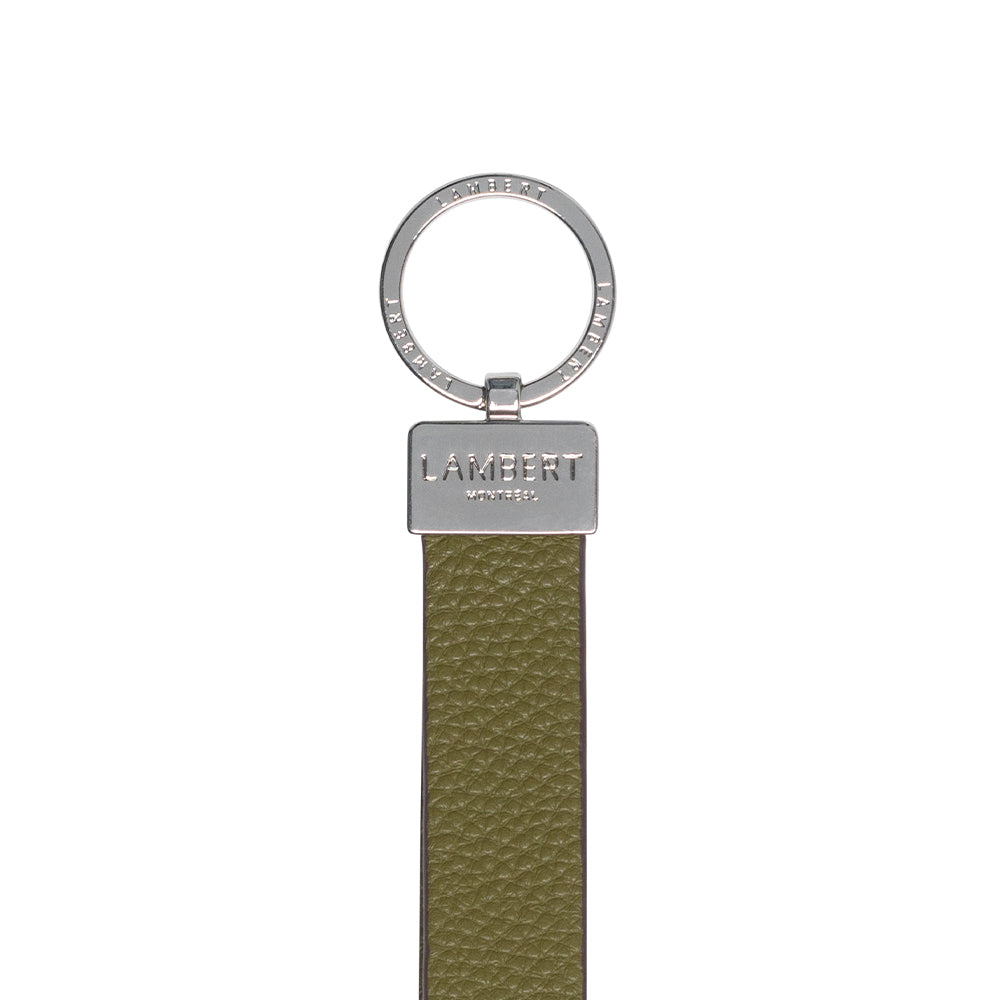 The Cali - Olive Vegan Leather Keychain