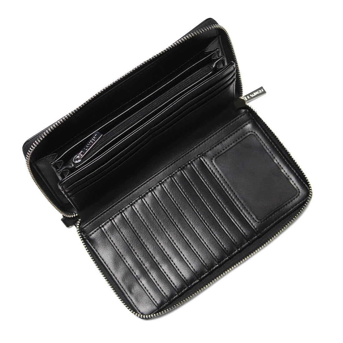 The Calla – Black Vegan Leather Wallet