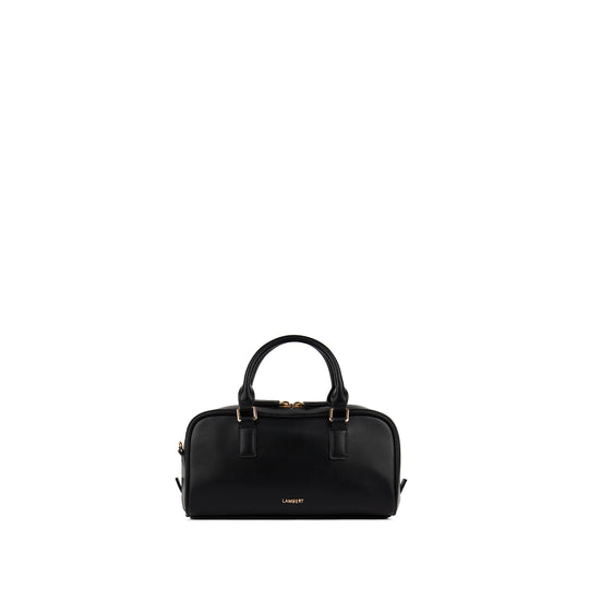 The Camille – 2-in-1 Black Vegan Leather Handbag