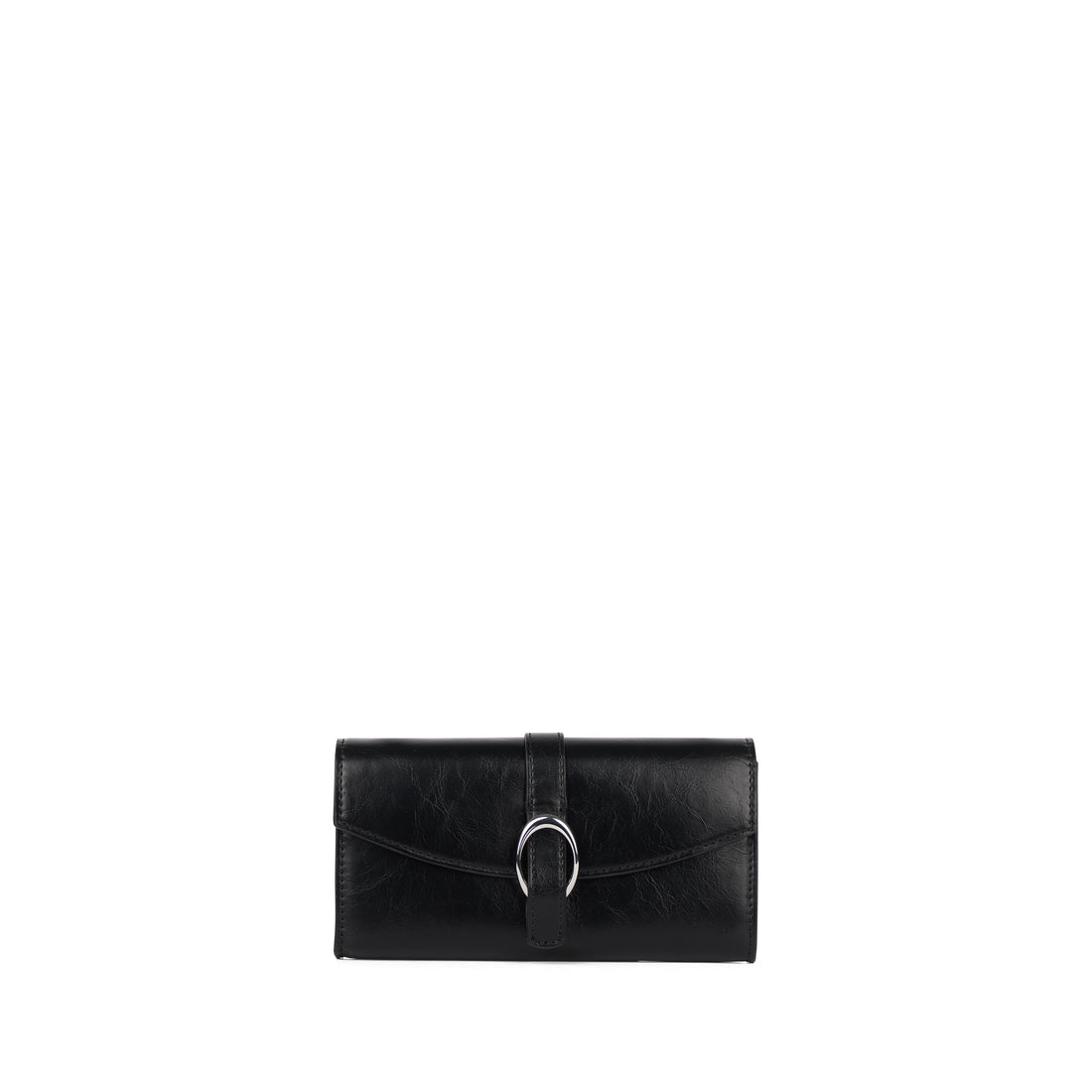 The Celia – 2-in-1 Black Vegan Leather Wallet