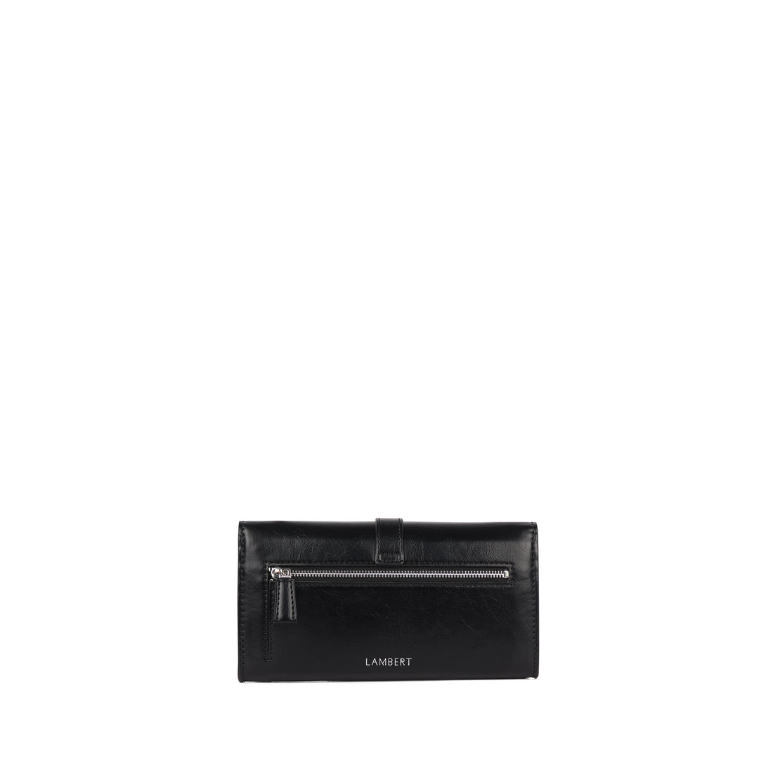 The Celia – 2-in-1 Black Vegan Leather Wallet