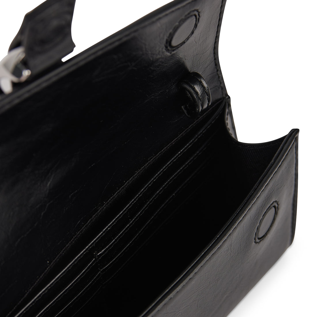 The Celia – 2-in-1 Black Vegan Leather Wallet