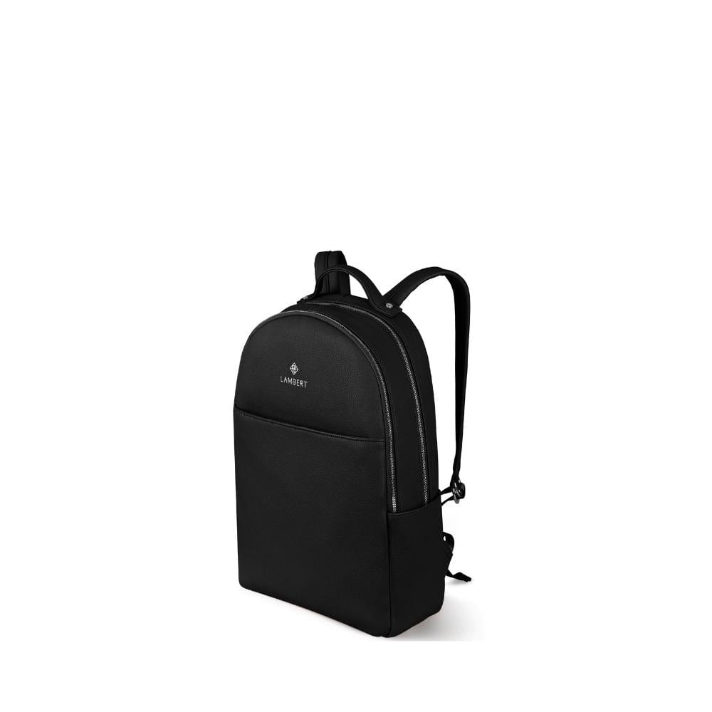 The Charles - Black Vegan Leather Backpack – Lambert Design US LLC