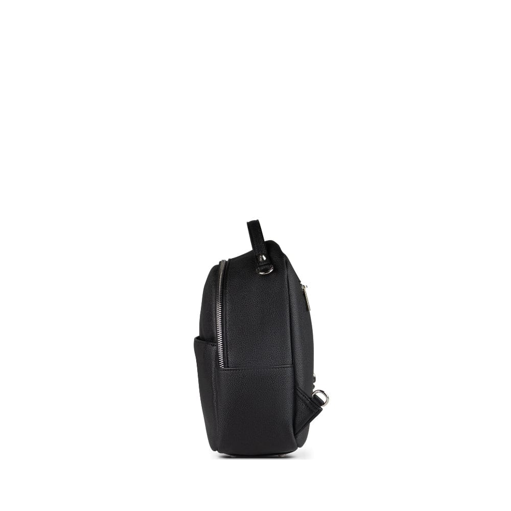 The Charlie- 3-in-1 Black vegan leather handbag