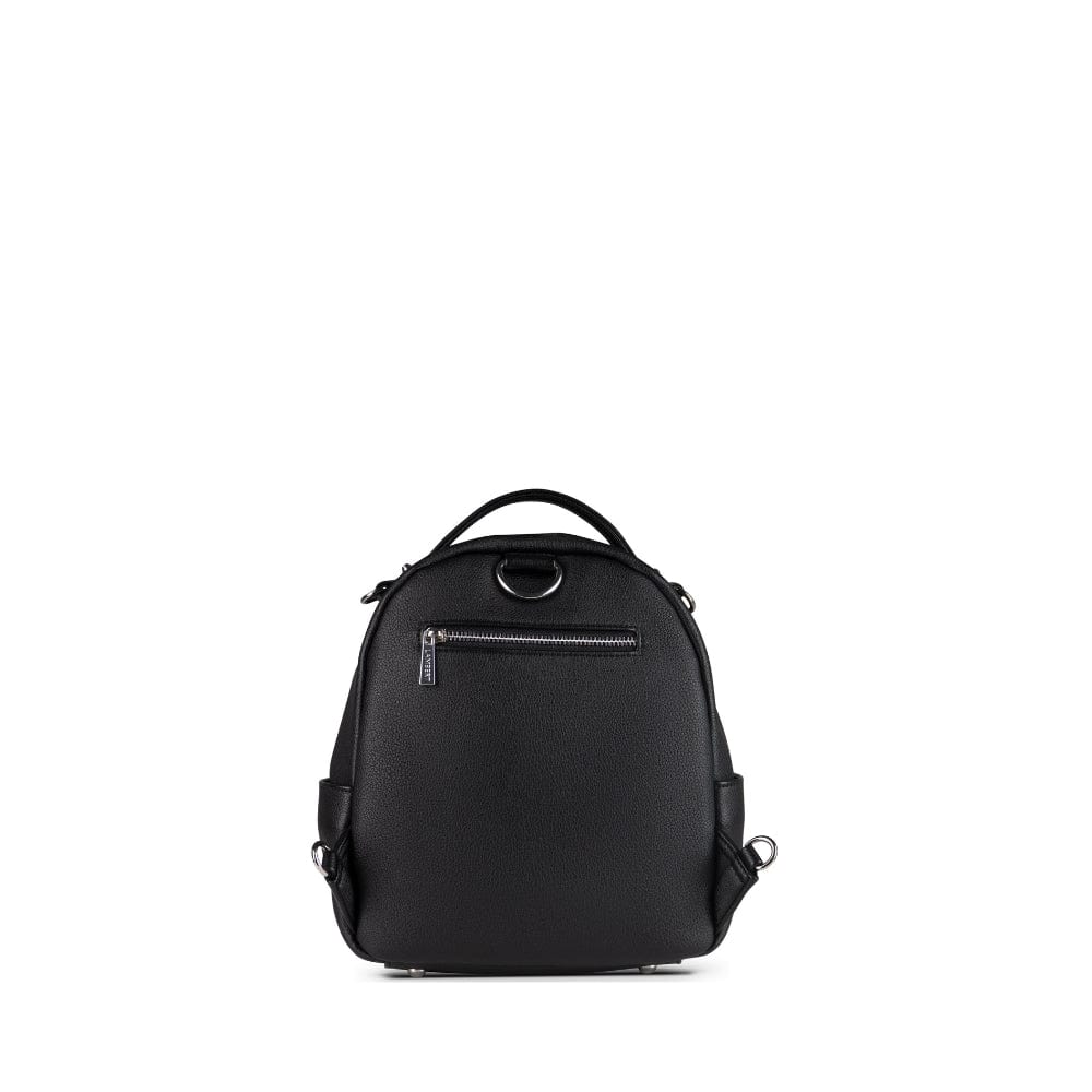 The Charlie- 3-in-1 Black vegan leather handbag