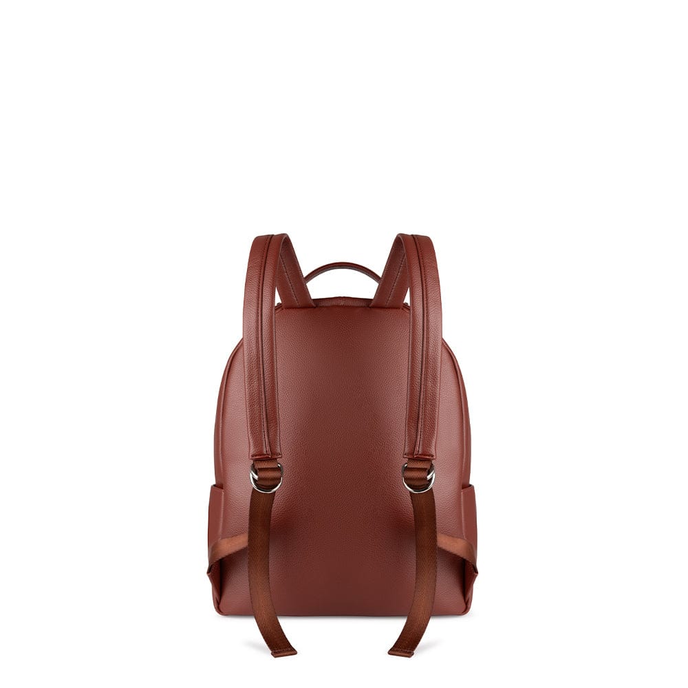 The Charlotte - Rosewood Vegan Leather Backpack