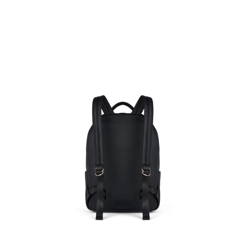 The Charlotte - Black Vegan Leather Backpack