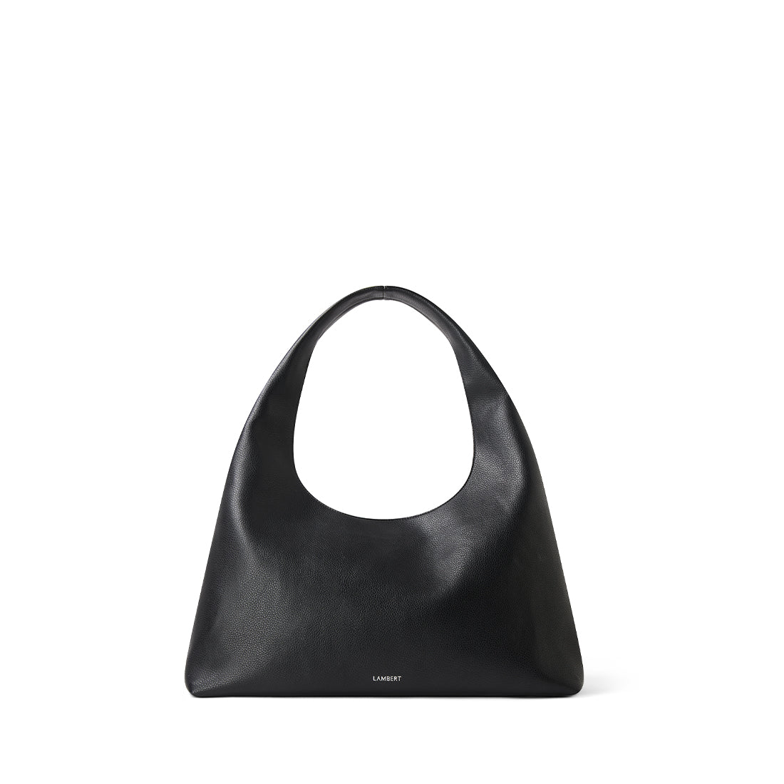 The Chelsea - Black Vegan Leather Hobo Tote Bag