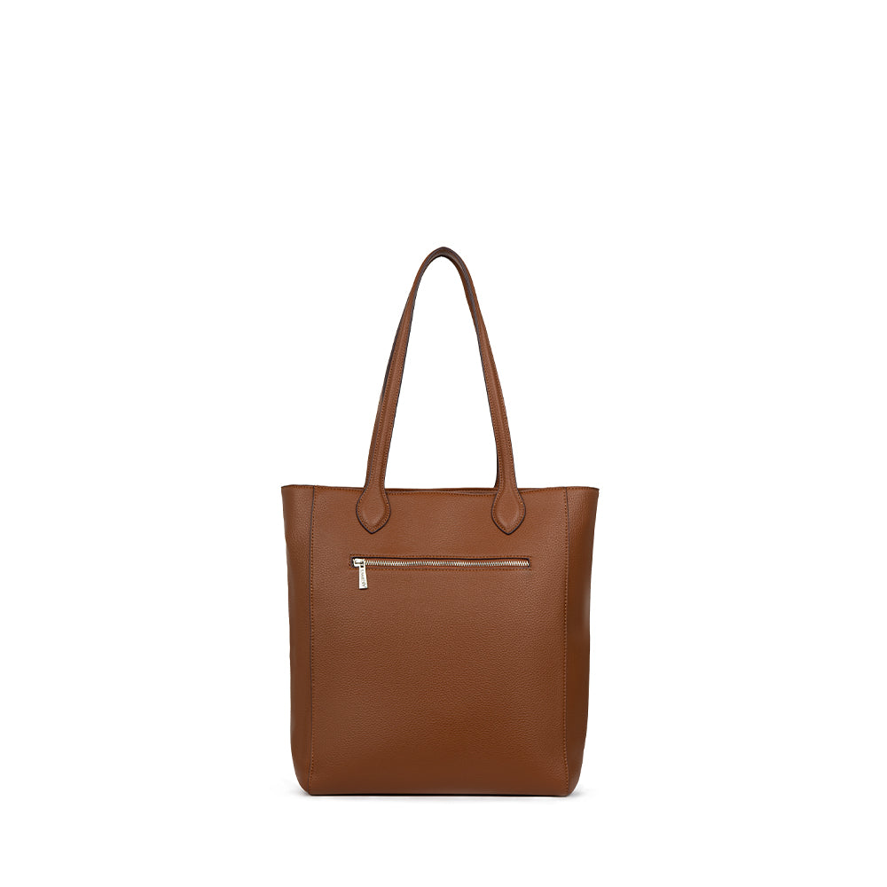 The Claire - Affogato Vegan Leather Tote Bag