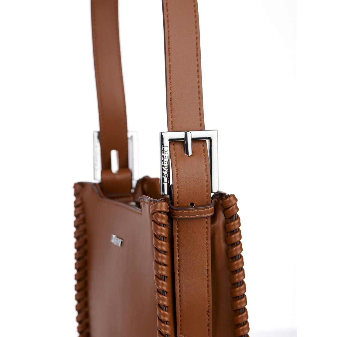The Claudia - 2-in-1 Vegan Leather Handbag in Affogato