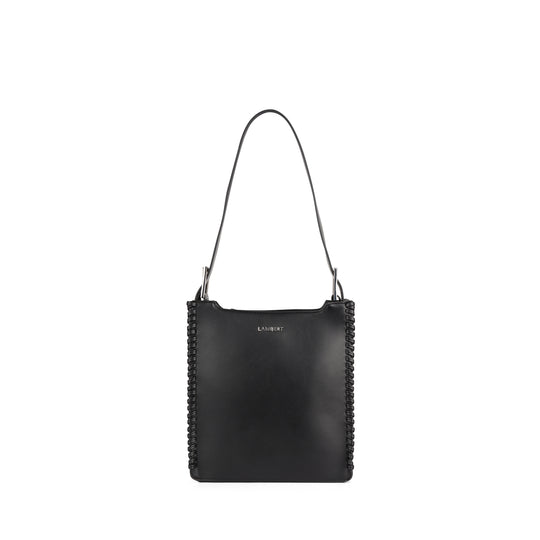 The Claudia - 2-in-1 Vegan Leather Handbag in Black