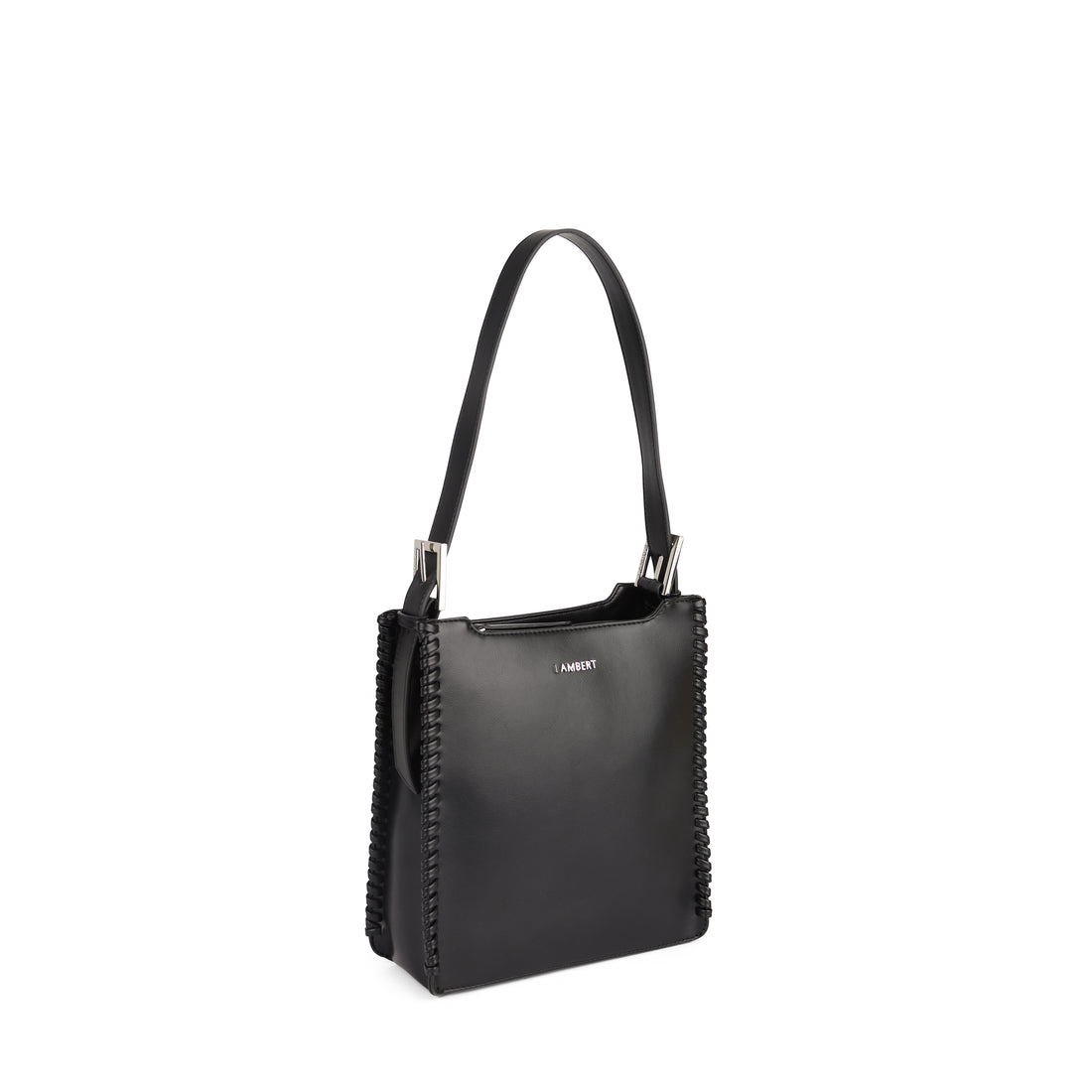 The Claudia - 2-in-1 Vegan Leather Handbag in Black