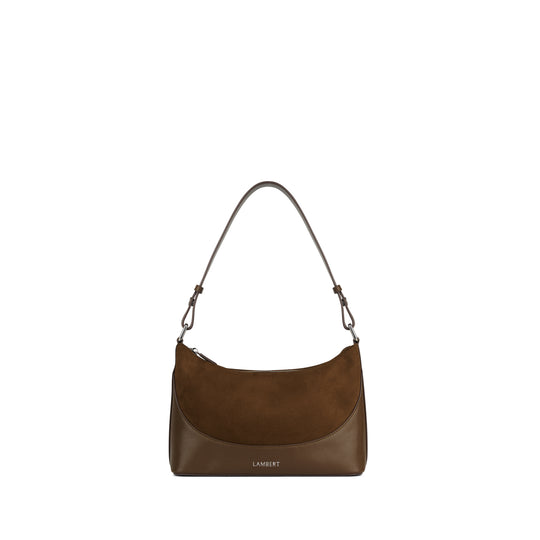 The Clover – 2-in-1 Cacao Vegan Suede Shoulder Bag