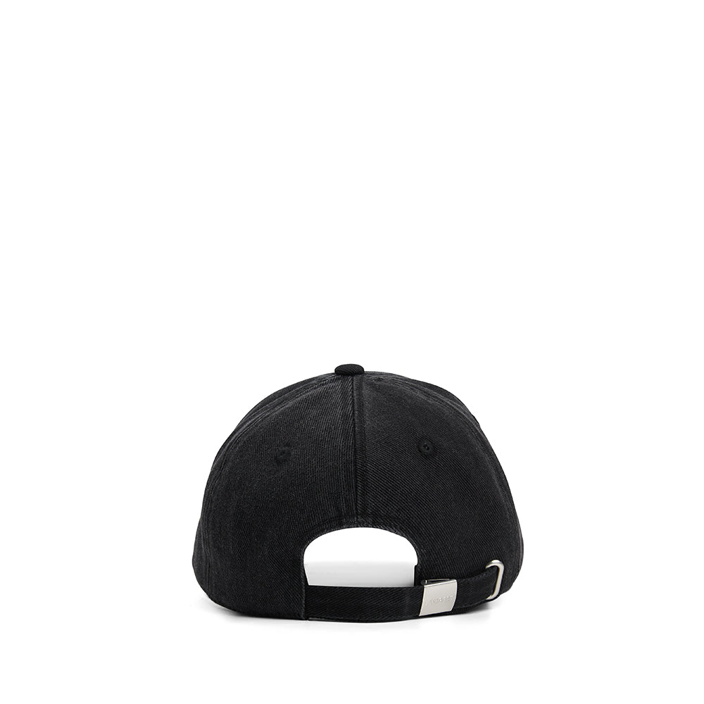 The Eden - Black Denim Cap