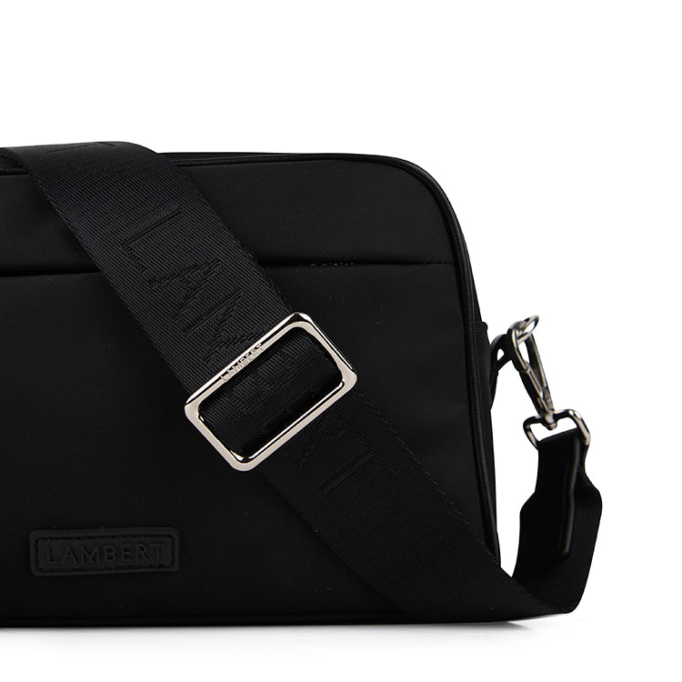The Dahlia – 3-in-1 Black Nylon Crossbody Bag – Lambert Design US LLC