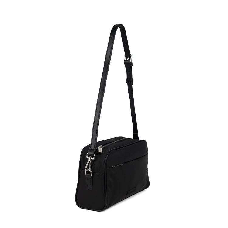 The Dahlia – 3-in-1 Black Nylon Crossbody Bag