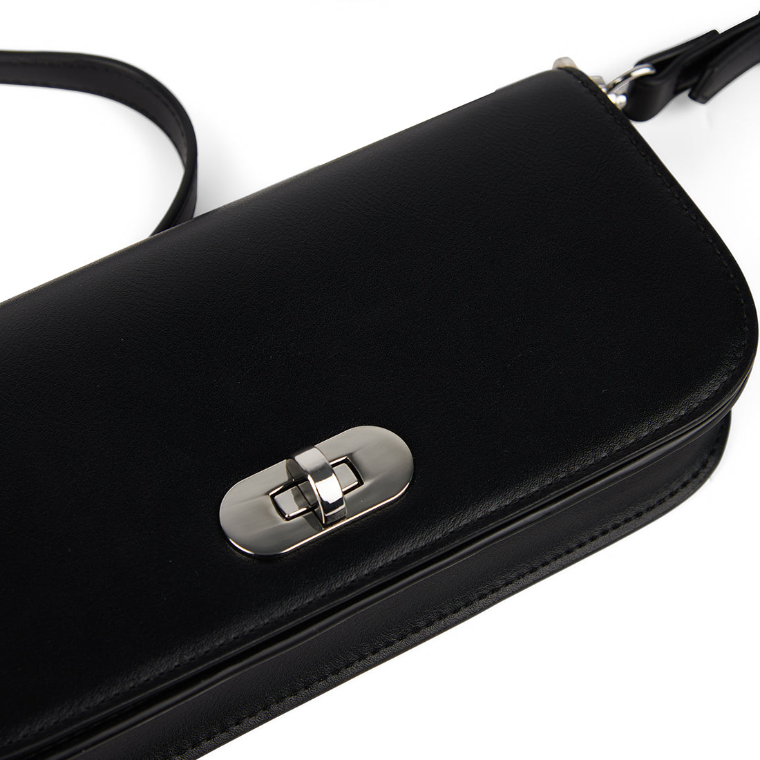 The Dakota – 2-in-1 Black Vegan Leather Crossbody Wallet