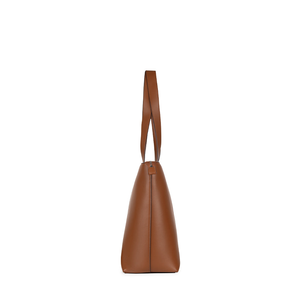 The Danyka - Affogato Vegan Leather Tote Bag