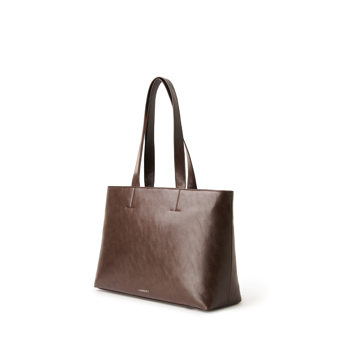 The Danyka - Espresso Vegan Leather Tote Bag – Lambert Design US LLC