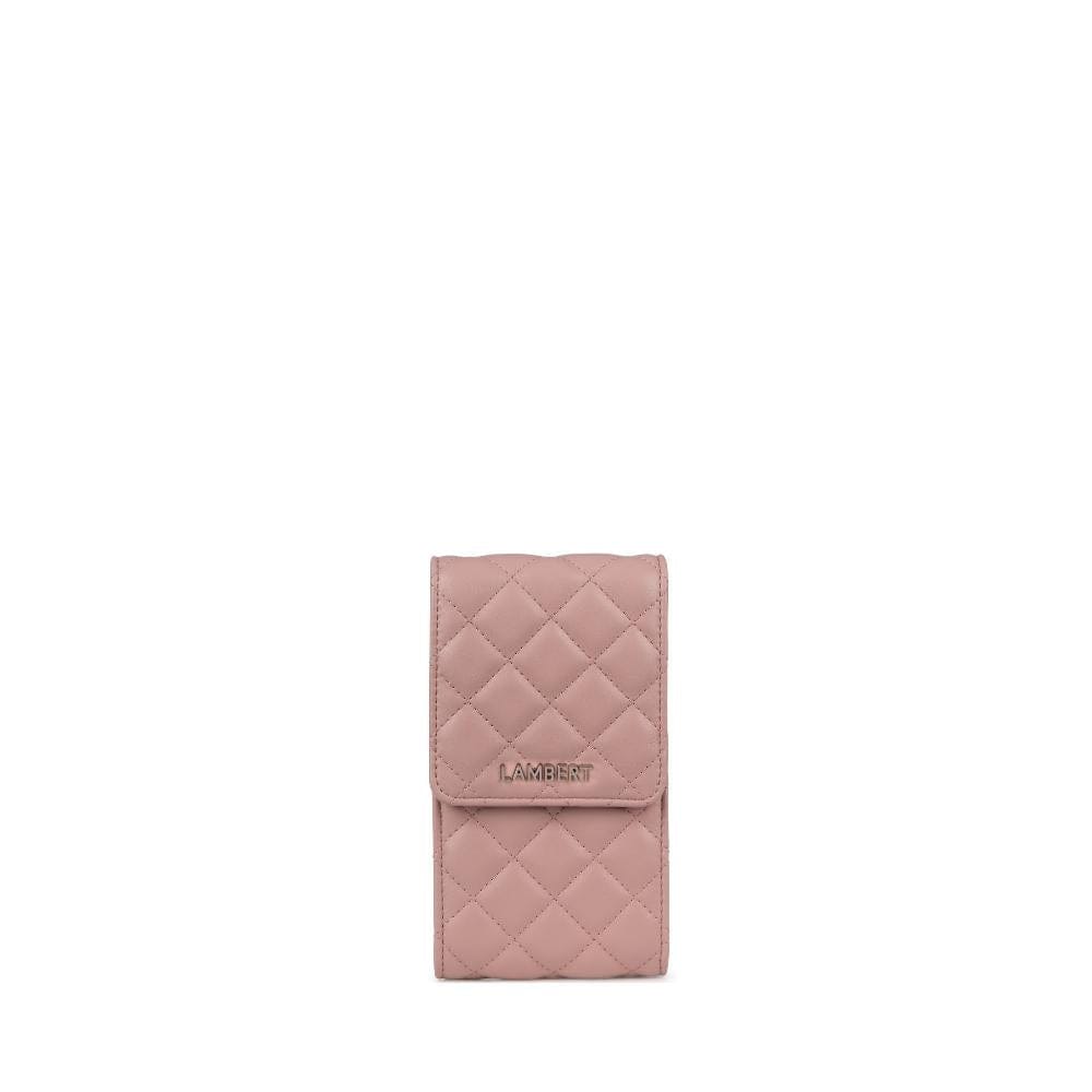 The Delilah - Mystic Pink Vegan Leather Crossbody Phone Case