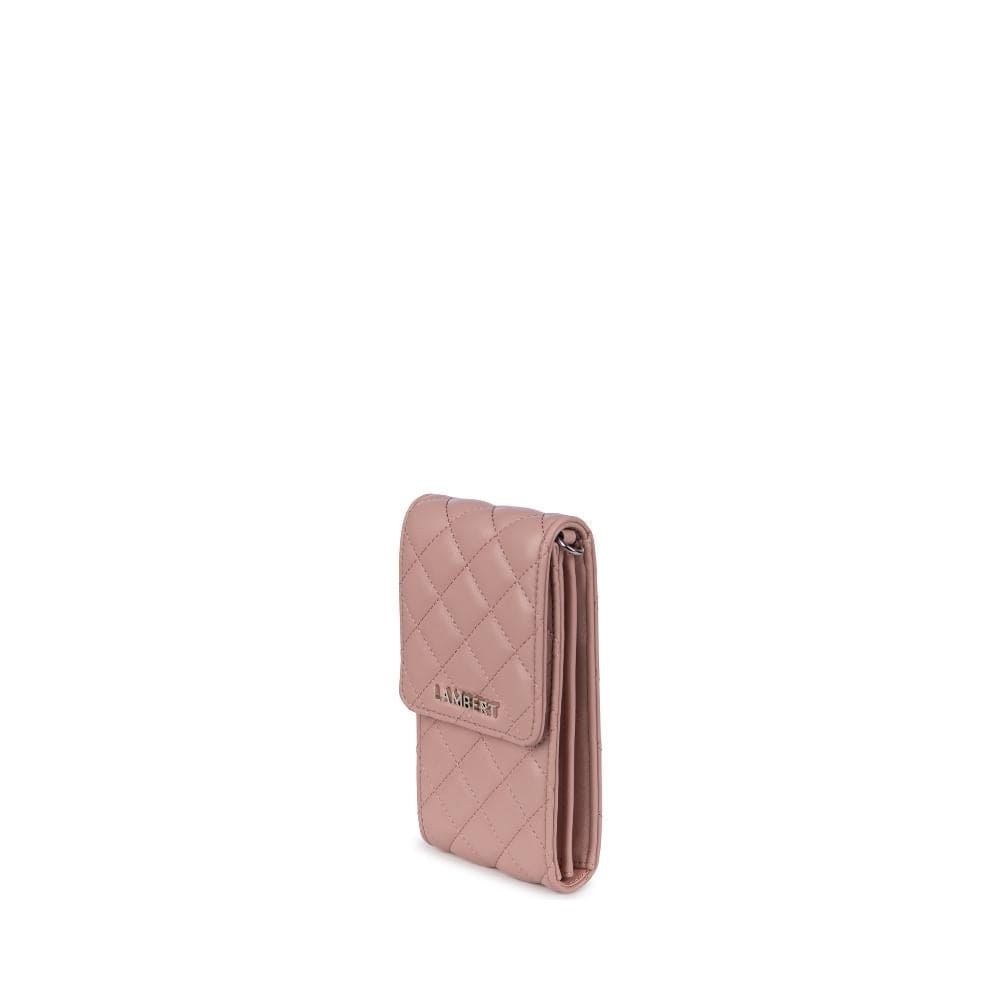 The Delilah - Mystic Pink Vegan Leather Crossbody Phone Case