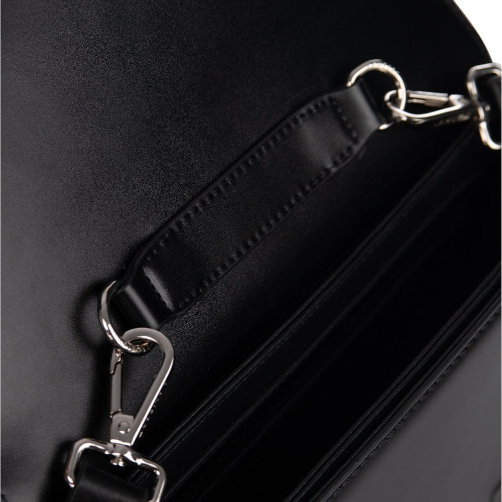 The Diana - Black Vegan Leather Handbag