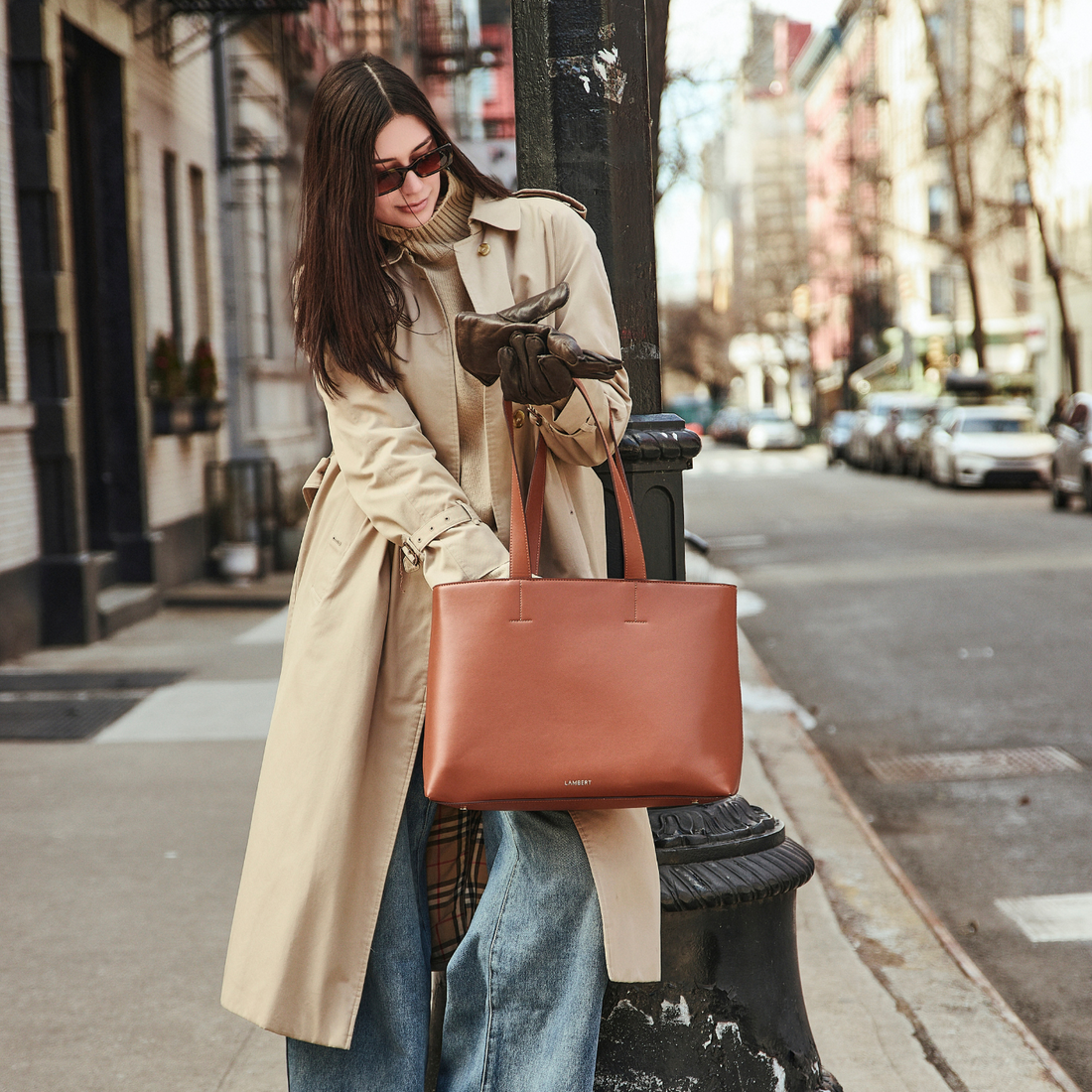 The Danyka - Affogato Vegan Leather Tote Bag