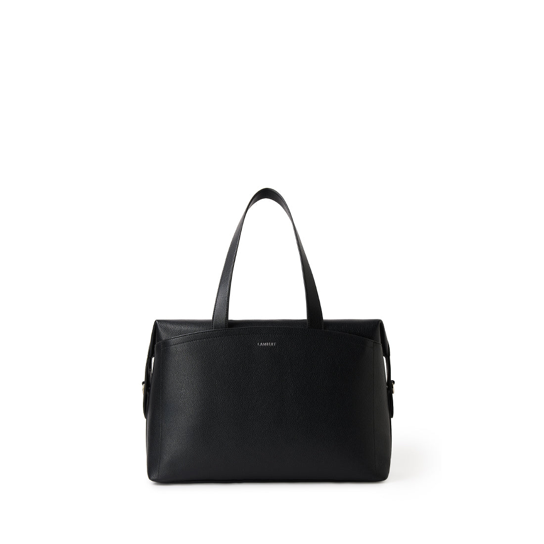 The Edmonton - 2 in 1 Black Vegan Leather Travel Bag