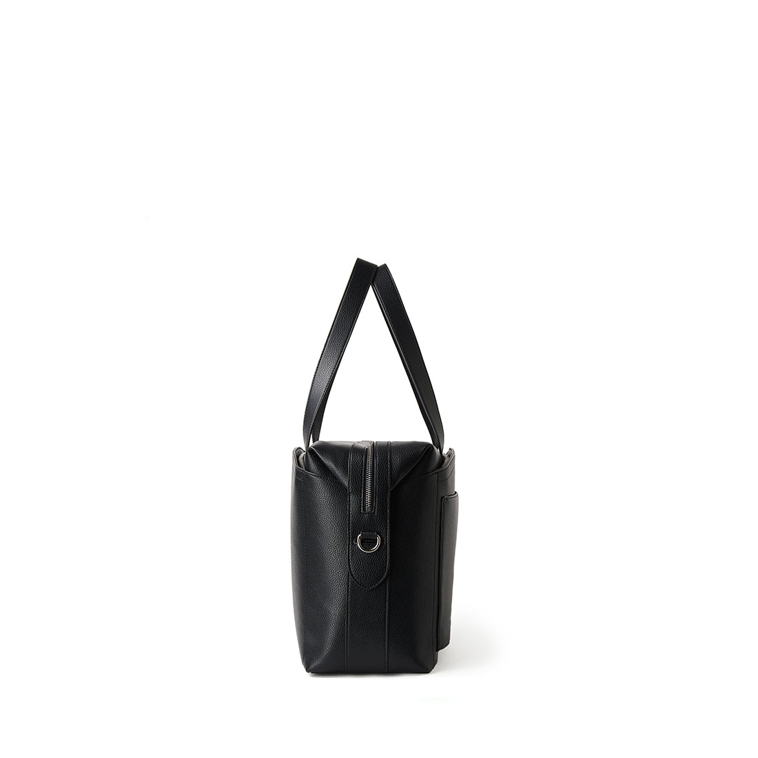 The Edmonton - 2 in 1 Black Vegan Leather Travel Bag
