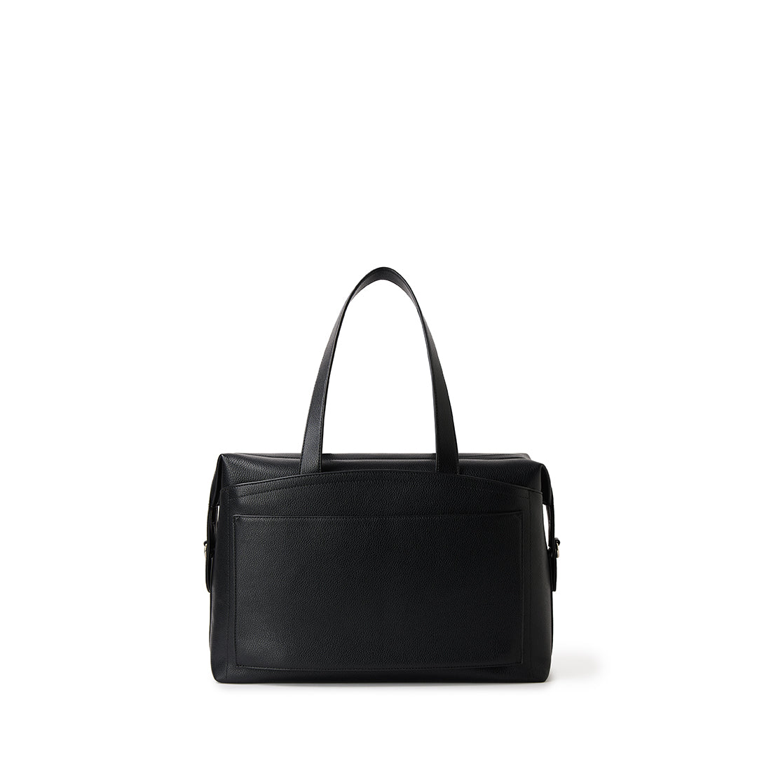 The Edmonton - 2 in 1 Black Vegan Leather Travel Bag