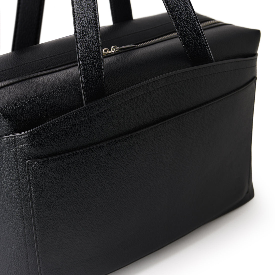 The Edmonton - 2 in 1 Black Vegan Leather Travel Bag