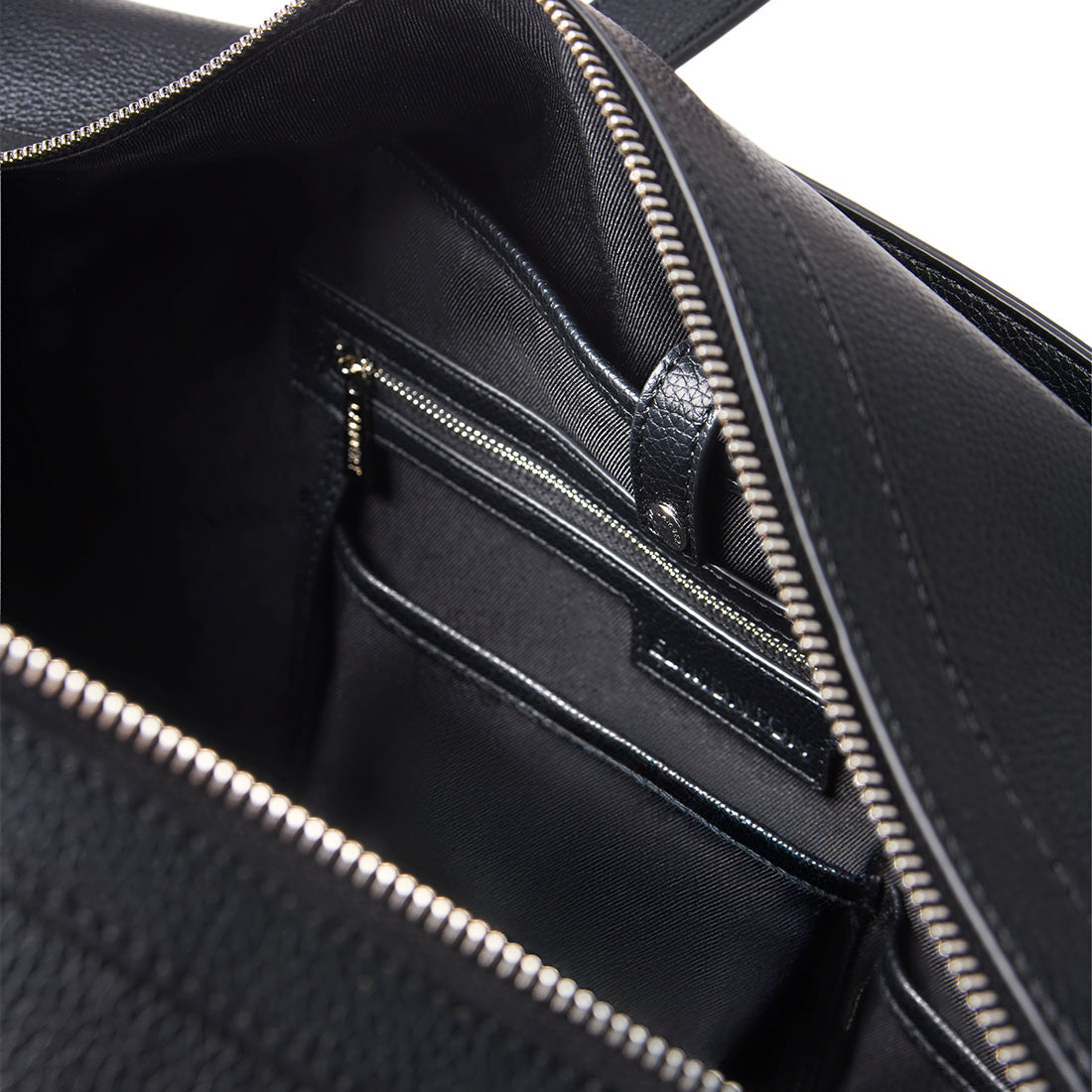 The Edmonton - 2 in 1 Black Vegan Leather Travel Bag