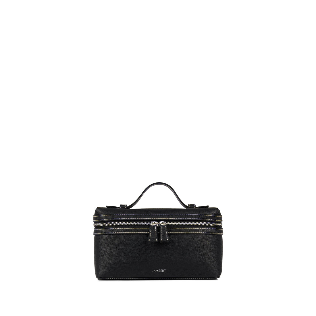 The Elane – 2-in-1 Black Vegan Leather Handbag