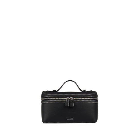 The Elane – 2-in-1 Black Vegan Leather Handbag